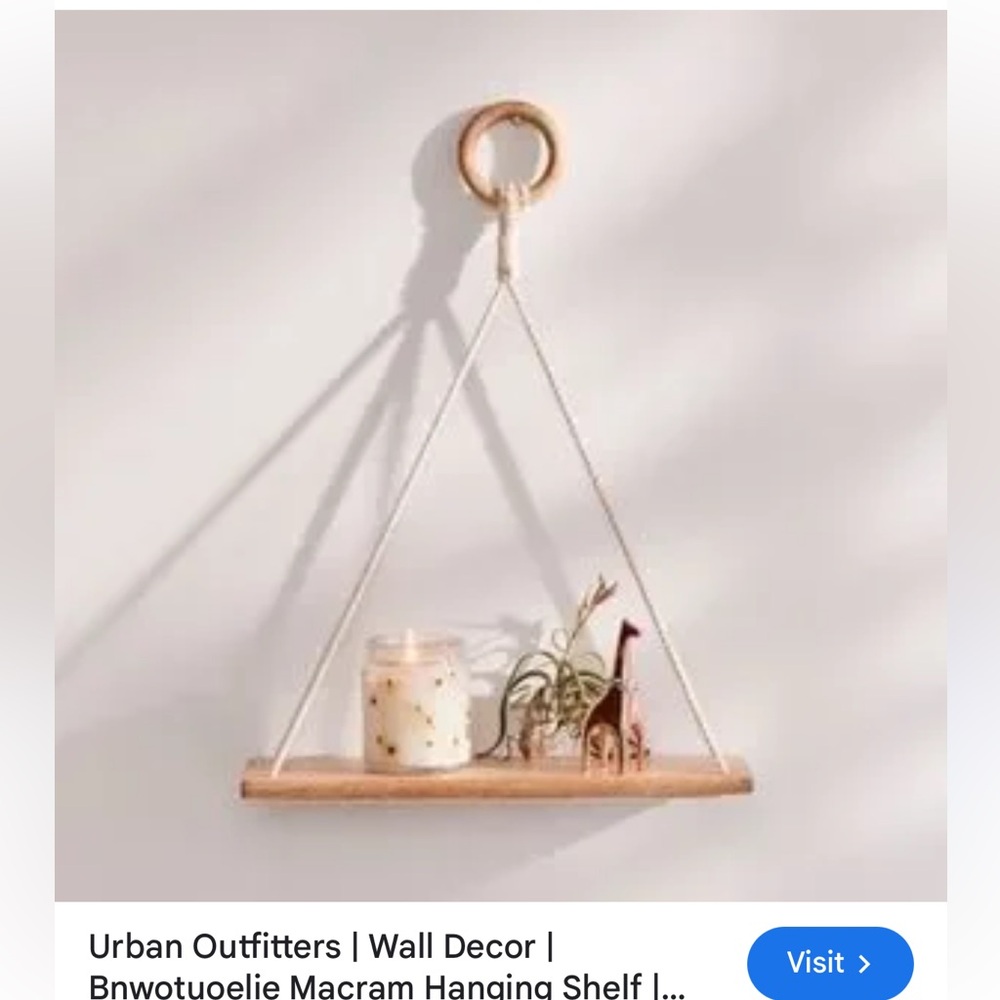 Urban outfitters wall shelf